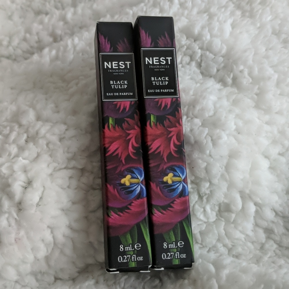 2 Brand New NEST Black Tulip Rollerball